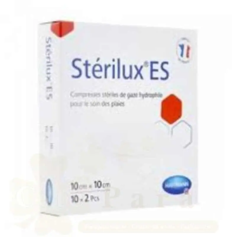 HARTMANN STERILUX ES COMPRESSES STERILES DE GAZ 10X10 CM * 20U 241325...