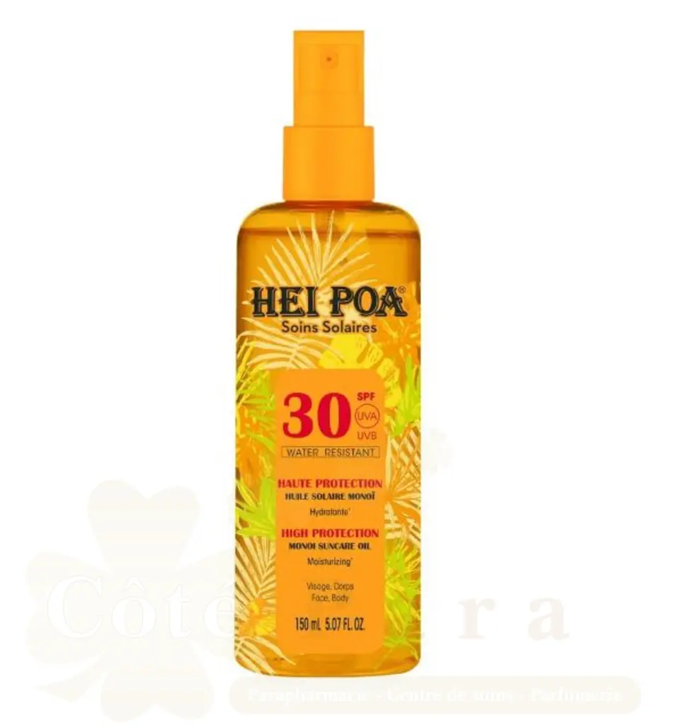 HEI POA HUILE SOLAIRE MONOI NHYDRATANTE SPF30 VISAGE ET CORPS 150ML