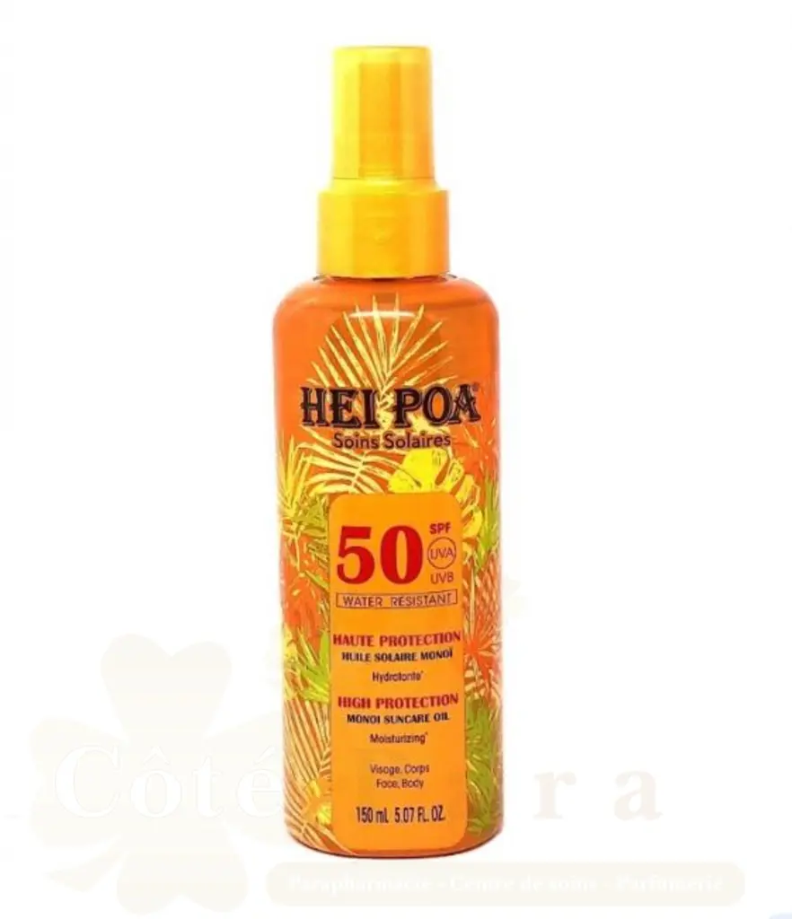 HEI POA HUILE SOLAIRE MONOI NHYDRATANTE SPF50 CORPS 150ML