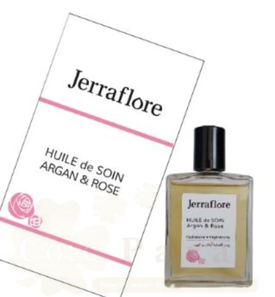 JERRAFLORE HUILE DE SOIN ARGAN&ROSE 60ML