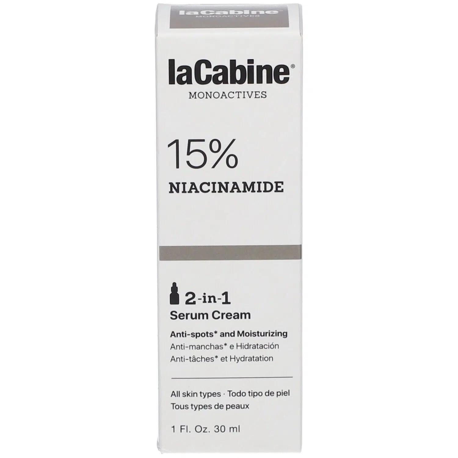 LACABINE MONOACTIVE SERUM CREME 15% NIACINAMIDE 2EN1 30ML