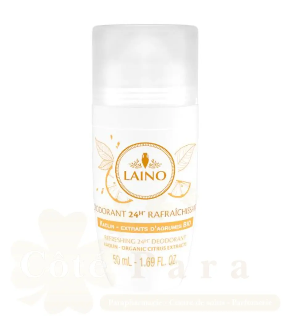 LAINO DEODORANT KAOLIN EXTRAIT D’AGRUMES BIO 50ML