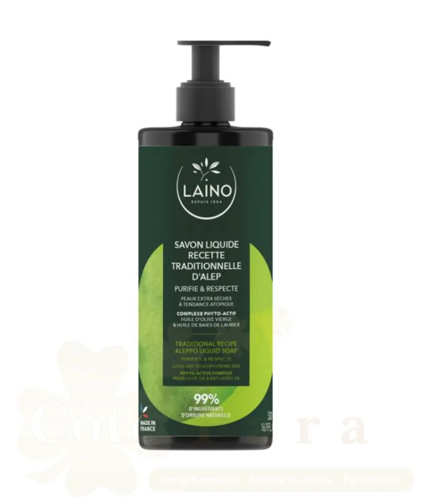 LAINO SAVON LIQUIDE RECETTE TRADITIONNELLE D’ALEP 500ML