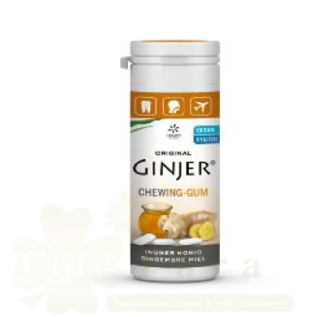 LEMON PHARMA GINGER CHWING GUM GINGEMBRE MIEL 30G