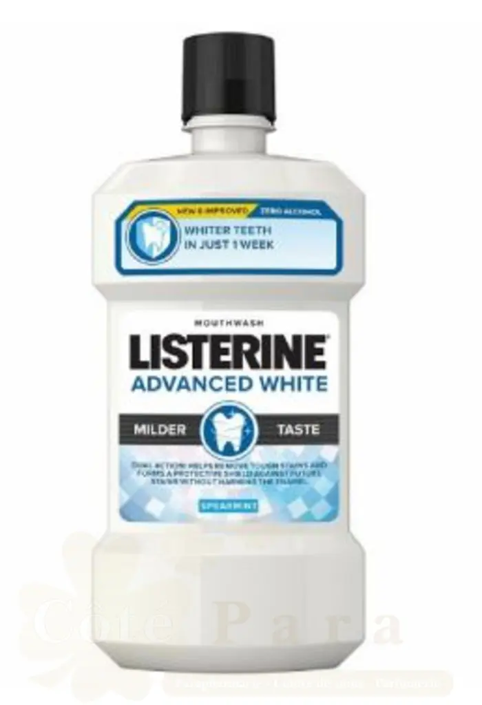 LISTERINE BAIN DE BOUCHE ADVANCED WHITE 250ML