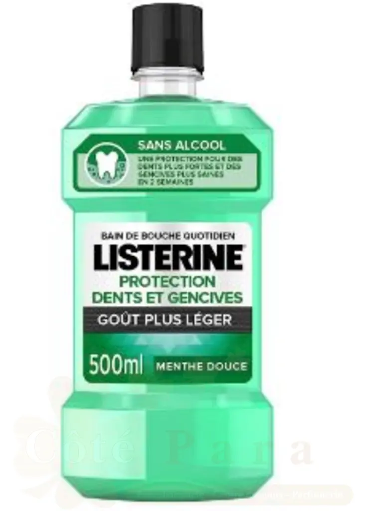 LISTERINE BAIN DE BOUCHE PROTECTION DENTS ET GENCIVES 500ML