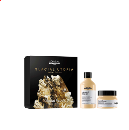 LP SE COFFRET ABSOLUT REPAIR GLACIAL UTOPIA SHAMP 300ML+ MASQUE 250ML