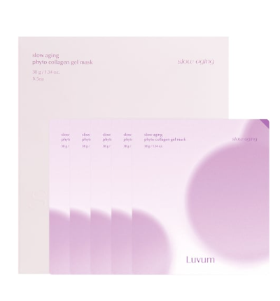 LUVUM SLOW AGING PHYTO COLLAGEN GEL MASK *5 PCS