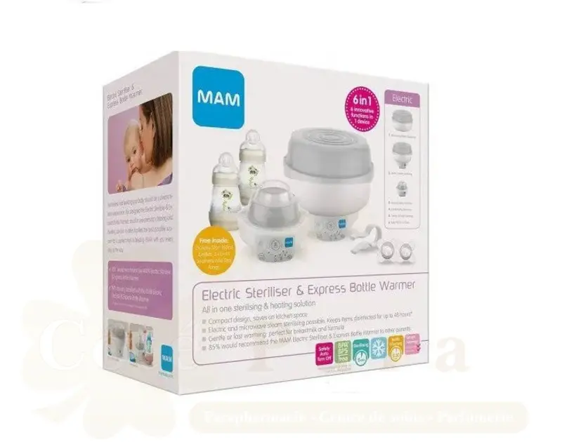 MAM STERILISATEUR CHAUFFE BIBERONS 6EN1 SH20157