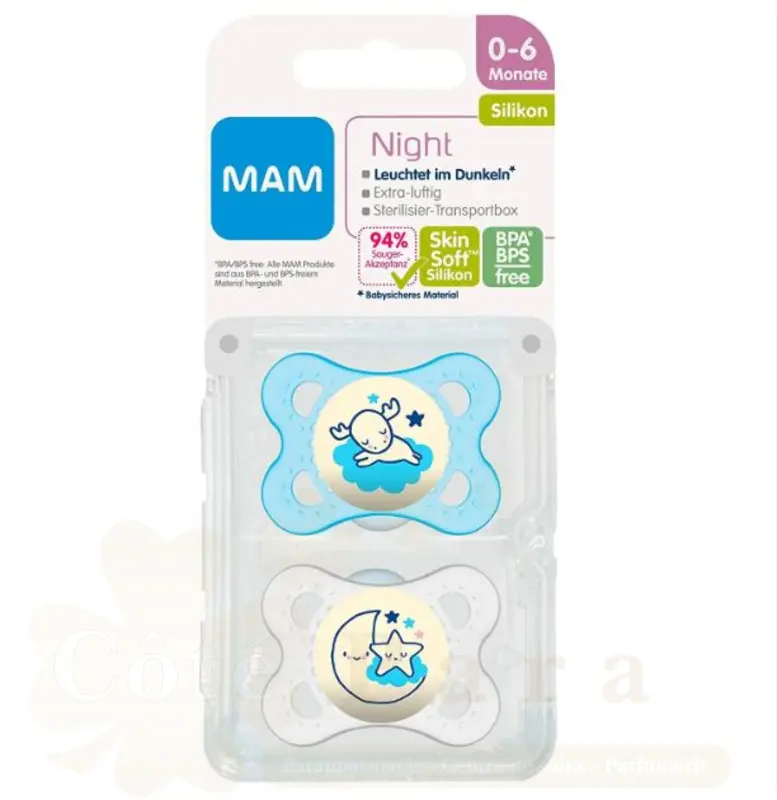 MAM SUCETTE NIGHT 0-6M