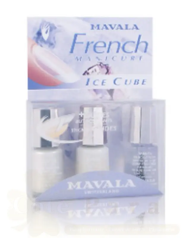 MAVALA FRENCH MANICURE ICE CUBE (3VERNIS)