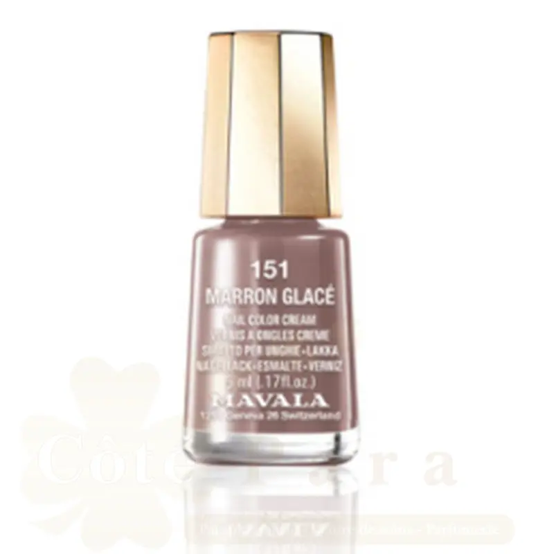 MAVALA VERNIS A ONGLES 151 MARRON GLACE