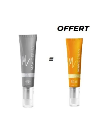 MAVIDERMA PACK CREME DEPIGMENTANTE 50ML + ECRAN SOLAIRE INVISIBLE SPF50+ 50ML OFFERT