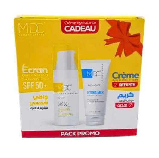MDC PACK PROMO SYNERGY ECRAN SOLAIRE PG SPF50+ 50ML + HYDRAMAX CREME...
