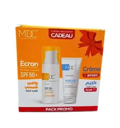 MDC PACK PROMO SYNERGY ECRAN SOLAIRE PS SPF50+ 50ML + HYDRAMAX CREME...