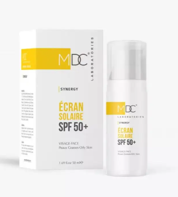 MDC SYNERGY ECRAN SOLAIRE PEAUX GRASSES SPF50+ 50ML