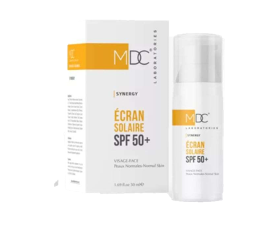 MDC SYNERGY ECRAN SOLAIRE SPF50+ PEAUX SECHES 50ML