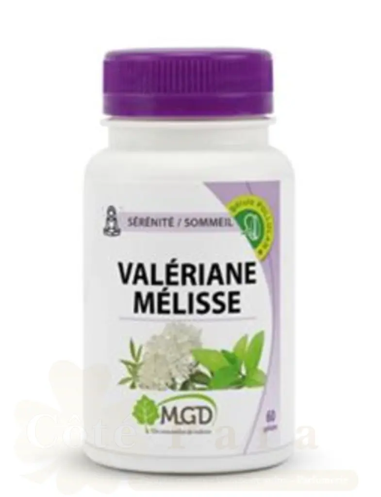 MGD VALERIANE MELISSE 60 GELULES