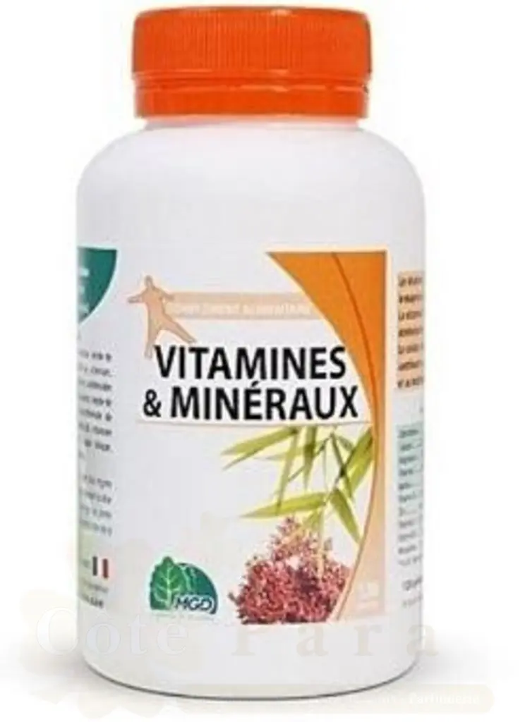 MGD VITAMINES ET MINERAUX 120 GELULES