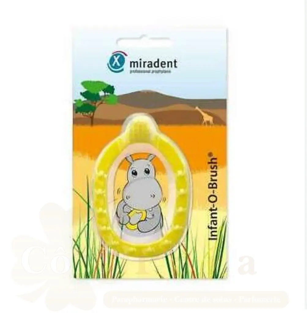 MIRADENT ANNEAU DE DENTITION JAUNE