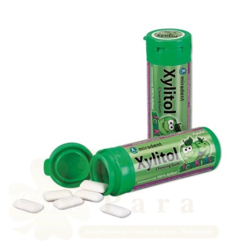 MIRADENT XYLITOL CHEWING GUM KIDS POMME 630192