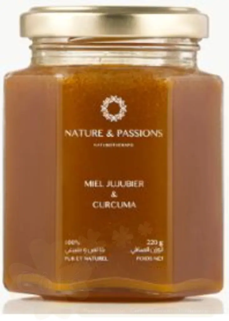 NATURE ET PASSIONS MIEL JUJUBIER&CURCUMA 220G