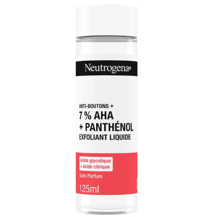 NEUTROGENA ANTI BOUTONS+ EXFOLIANT LIQUIDE 125ML