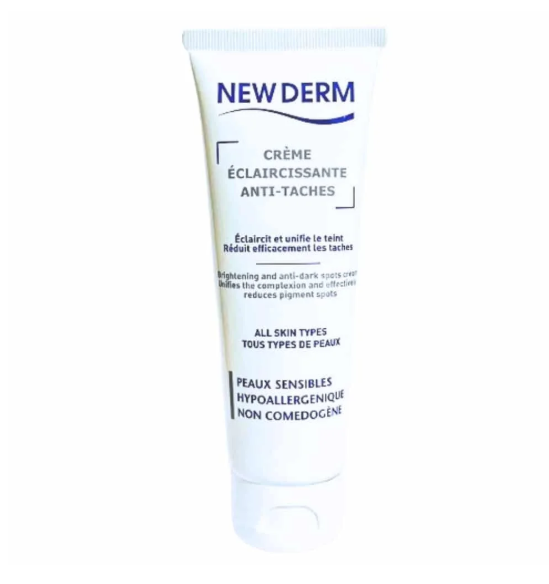 NEW DERM CREME ECLAIRCISSANTE ANTI TACHES 50ML