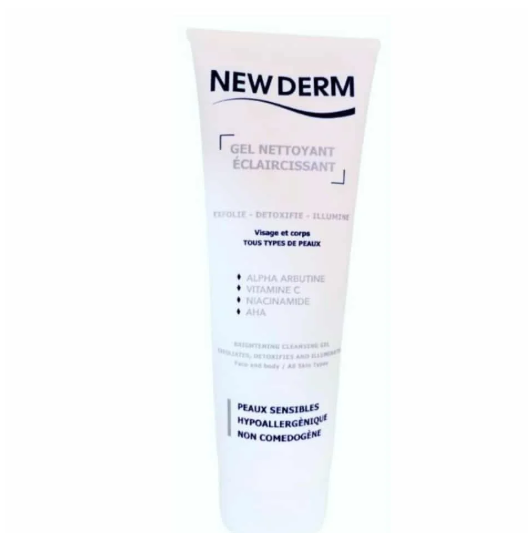 NEW DERM GEL NETTOYANT ECLAIRCISSANT 250ML