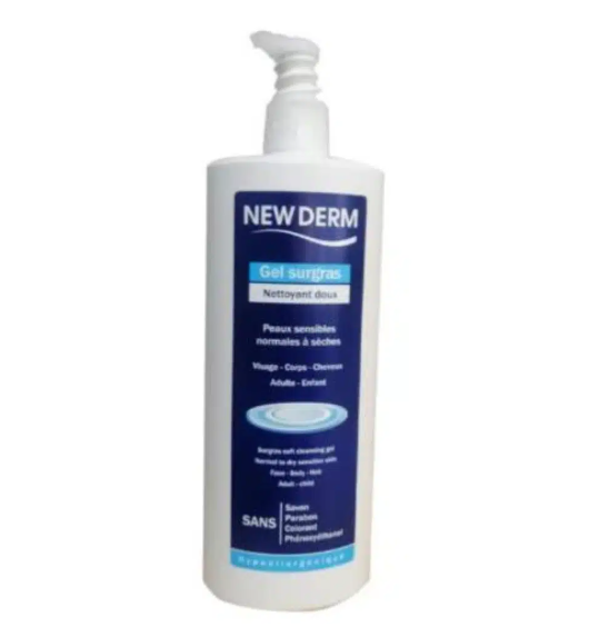 NEW DERM GEL SURGRAS NETTOYANT DOUX 500ML