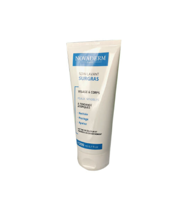 NOVADERM SOIN LAVANT SURGRAS PEAUX SENSIBLES 200ML