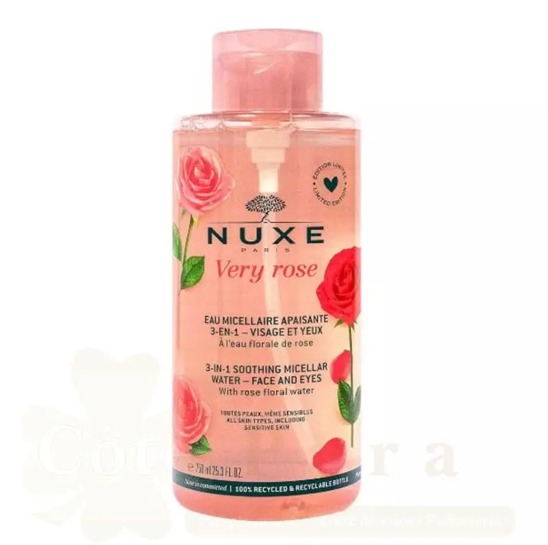 NUXE VERY ROSE EAU MICELLAIRE APAISANTE 3EN1 750ML