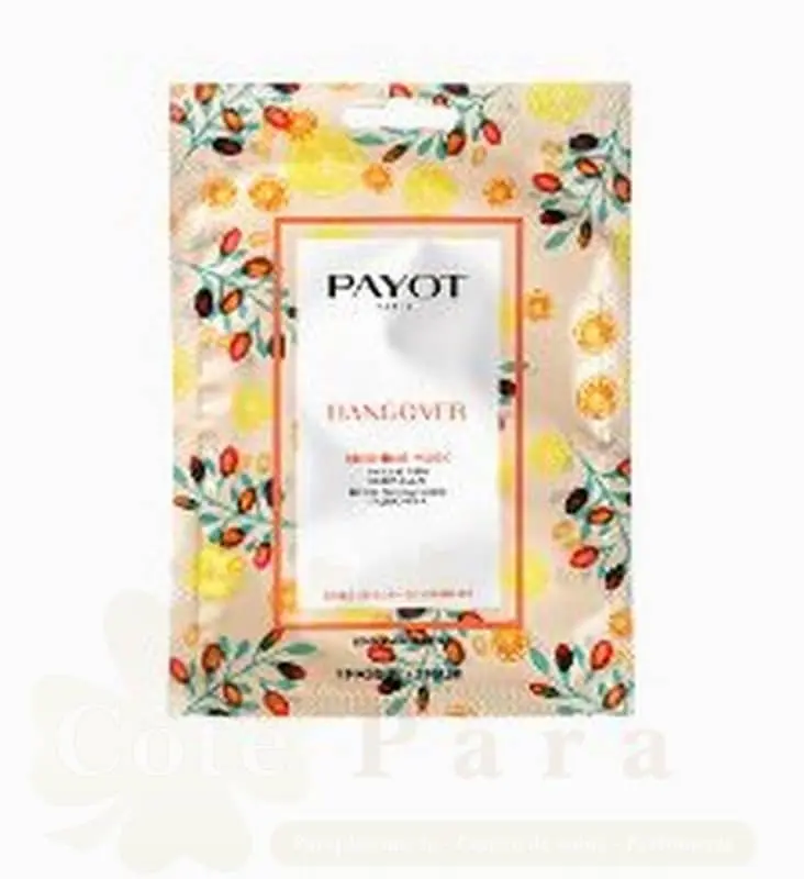 PAYOT HANGOVER MASQUE TISSU DETOX ECLAT