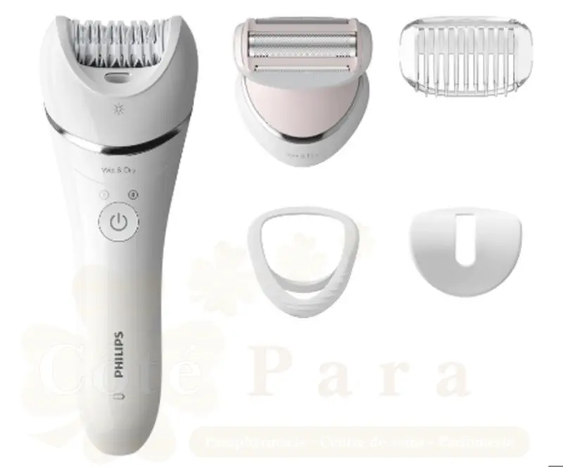 PHILIPEAU SECHEEPILATEUR RECHARGEABLE ETANCHE SERIE 8000 BRE710/00