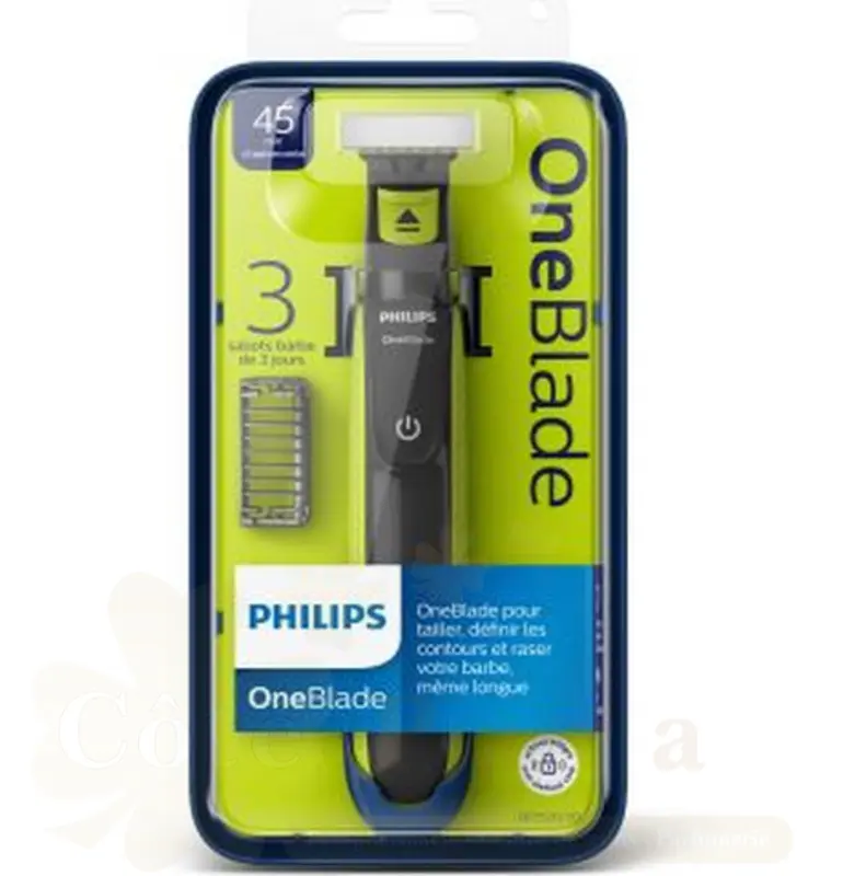 PHILIPEAU SECHETONDEUSE ET RASOIRE ELECTRIQUE ONE BLADE 3 PEIGNES QP2520/20