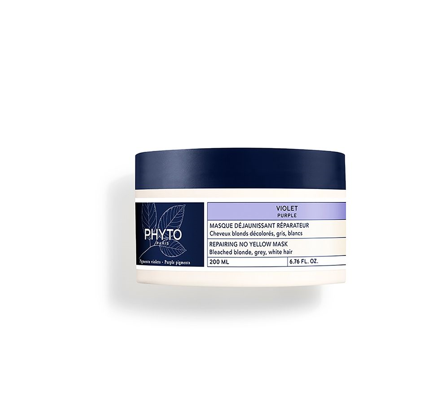 PHYTO MASQUE VIOLET DEJAUNISSANT REPARATEUR CHEVEUX DECOLORES 200ML