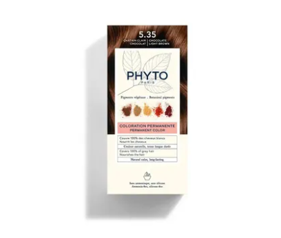 PHYTO PHYTOCOLOR COLORATION PERMANENTE 5.35 CHATAIN CLAIR CHOCOLAT
