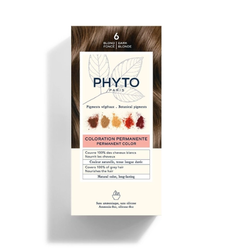 PHYTO PHYTOCOLOR COLORATION PERMANENTE 6 BLOND FONCE