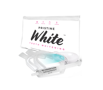 PRISTINE WHITE DELUXE TEETH WHITENING KIT LED