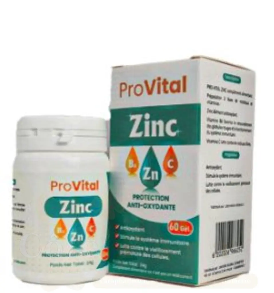 PRO VITAL ZINC 60 GELULES