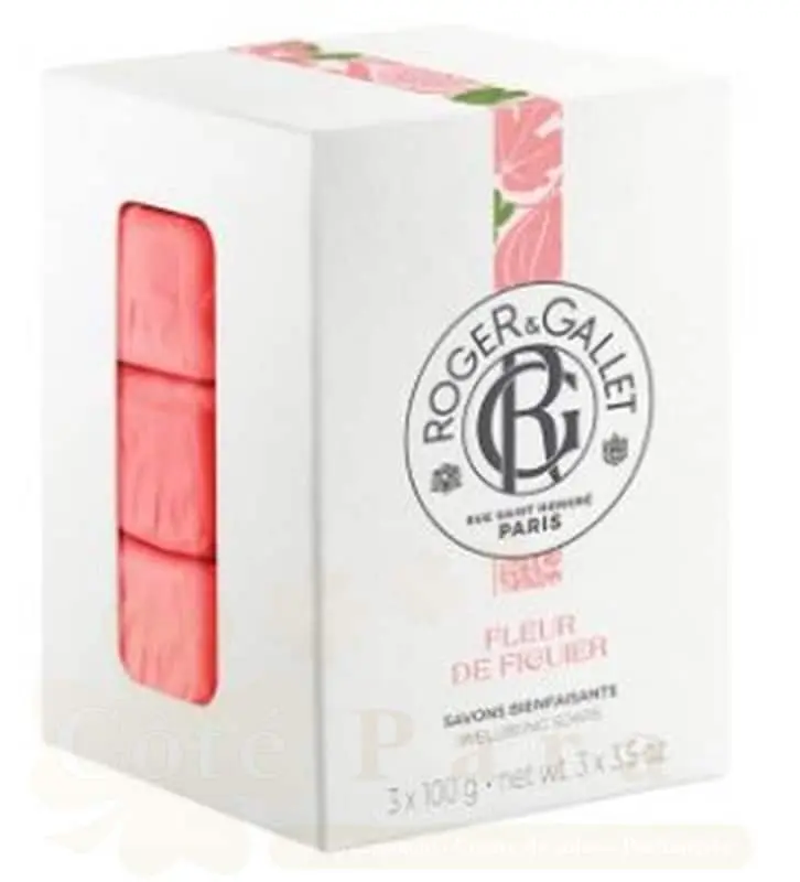 ROGER & GALLET FLEUR DE FIGUIER SAVON BOITE 3*100G