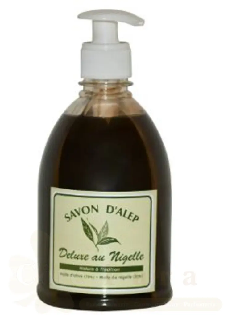 SAVON D’ALEP DELUXE AU NIGELLE LIQUIDE 500ML NEW
