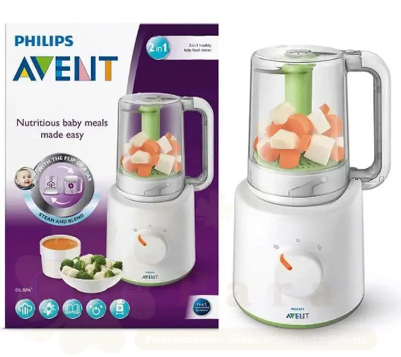 AVENT ROBOT CUISEUR VAPEUR/MIXEUR SCF 870/20 NEW