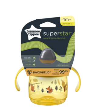 TOMMEE TIPPEE TASSE D’APPRENTISSAGE 190ML JAUNE 4M+ 447827