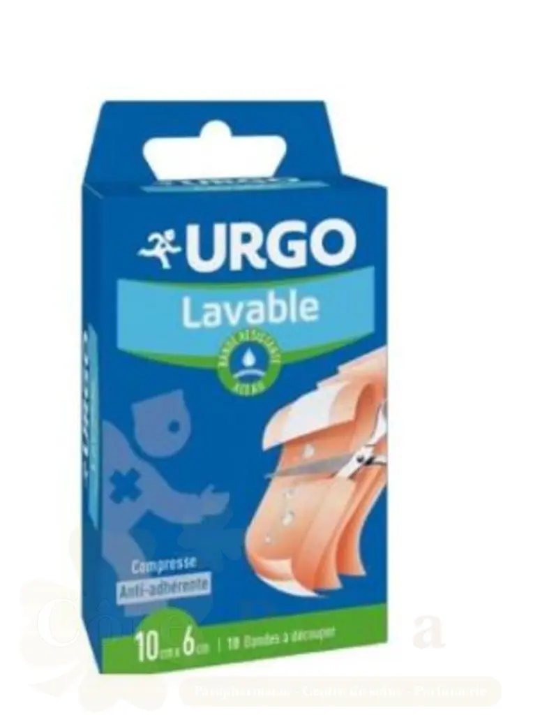 URGO LAVABLE (AQUA PROTECT) 10PANSEMENTS