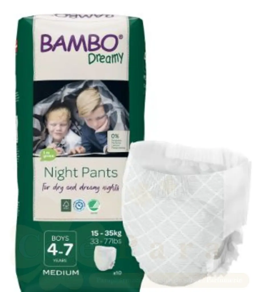 BAMBO DREAMY BOY COUCHE DE NUIT 4-7 ANS *10UNITES