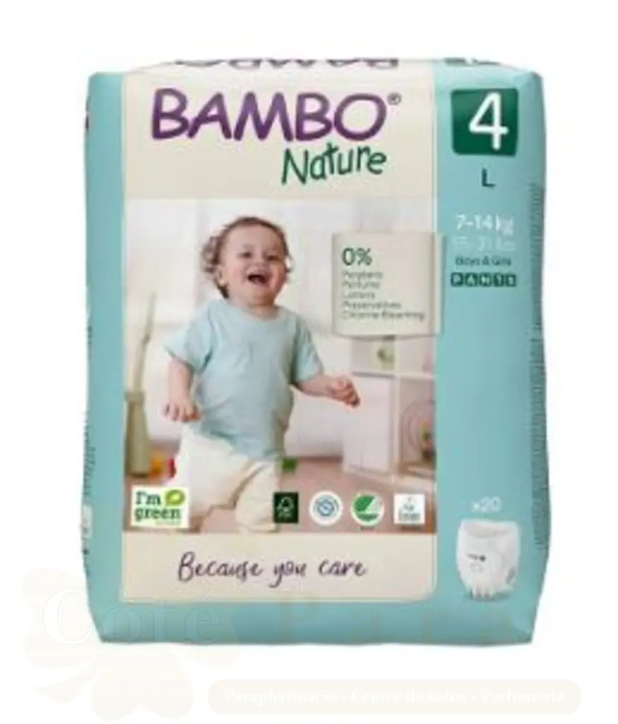 BAMBO NATURE CULOTTE D’APPRENTISSAGE T4 7-14KG 22U