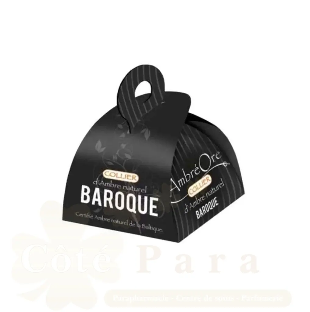 BAROQUE COLLIER D’AMBRE NATUREL