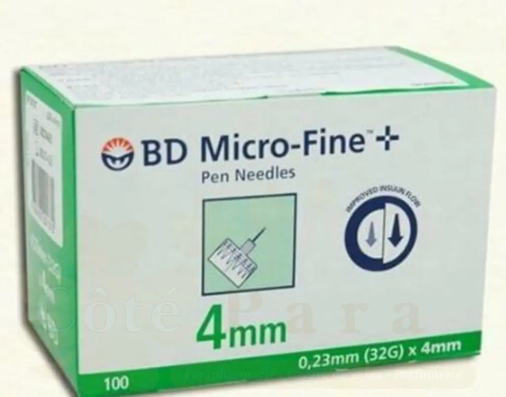 BD MICRO FINE PLUS 0.23MM X 4MM 100U