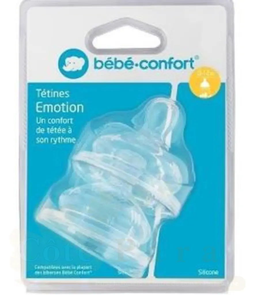 BEBE CONFORT 2 TETINES EMOTION 0-12M 3 VITESSES REF 3102209000